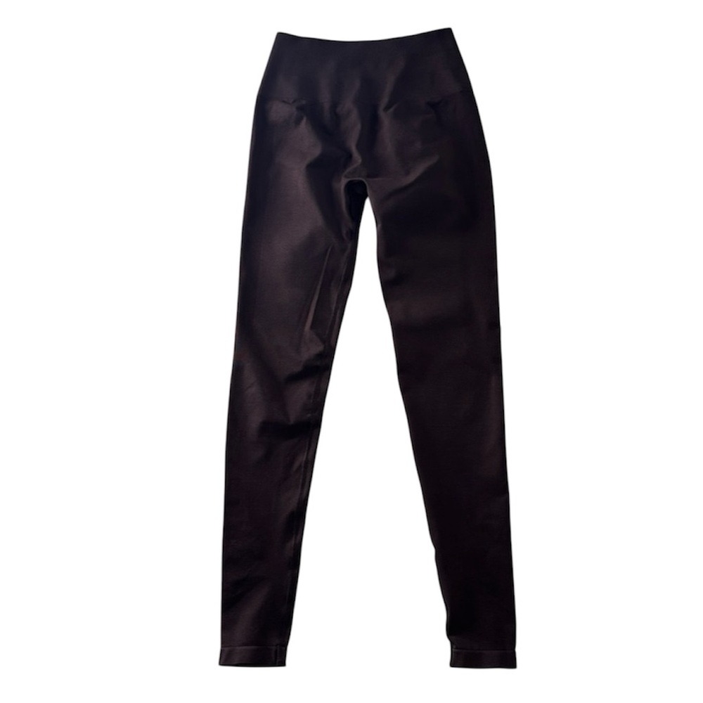 Alphalete Brown Leggings With Gathered Back